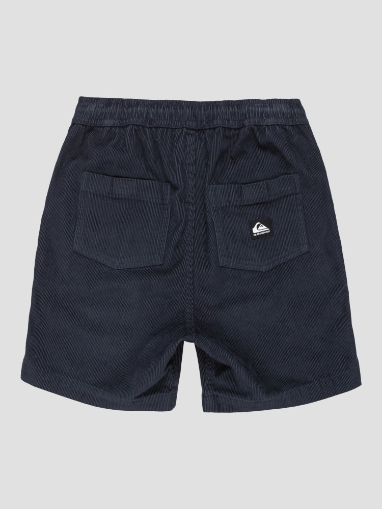 Шорты Quiksilver Taxer Cord Kids Shorts, dark navy — фото 2