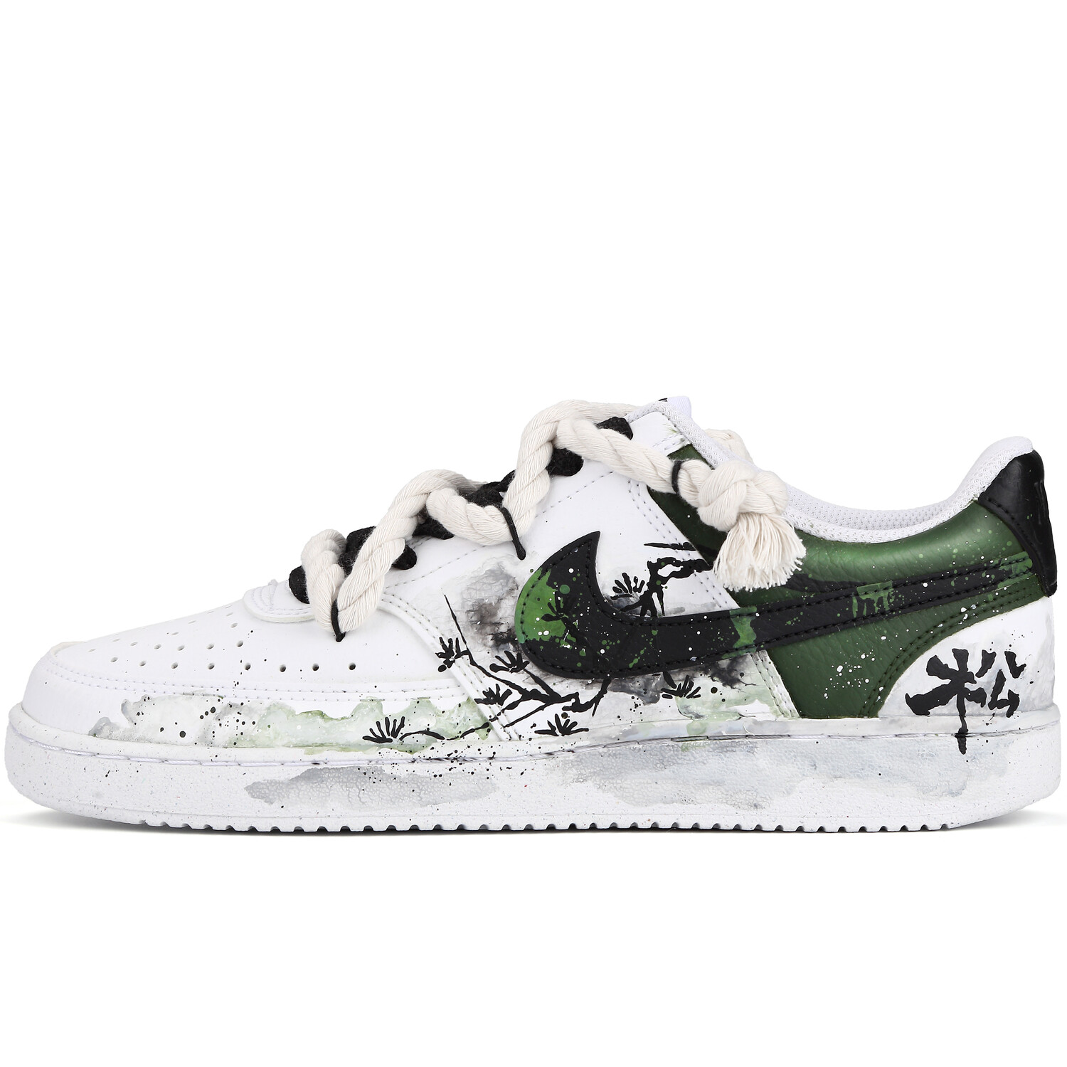 

Кроссовки Nike Court Vision 1 Skateboarding Shoes Men Low-top, цвет Jasper