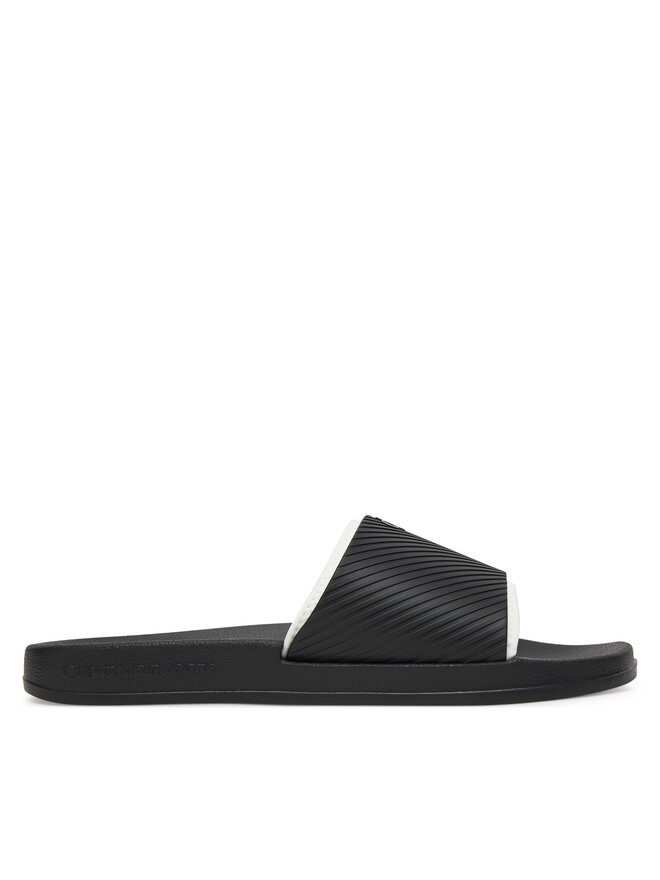 

Мюли Slide Rubber Neoprene Text YM0YM01234 Calvin Klein Jeans, черный