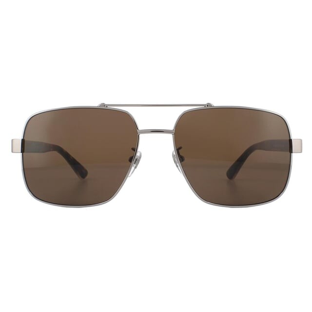 

Солнцезащитные очки gg0529s 002 рутений гавана коричневые Gucci, серый