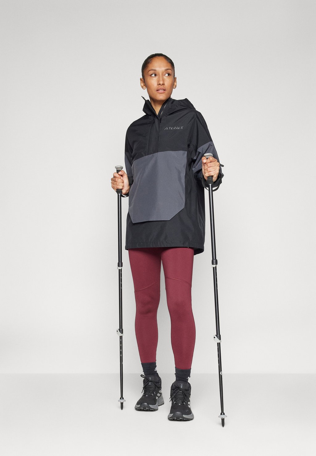 Водонепроницаемая куртка ANORAK Adidas Terrex, черный — фото 2