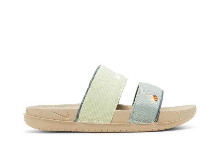Сандалии Nike Wmns Offcourt Duo Slide 'Dandy Dandelions', зеленый — фото 2