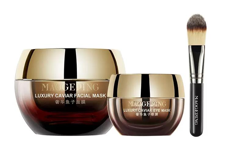 

Набор Chronologiste: маска для лица, патчи для глаз, увлажняющий, осветляющий и питающий, 30г+15г+кисть MAOGEPING