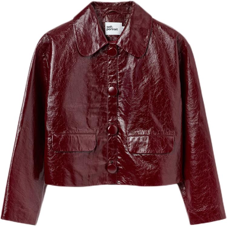 

Женская куртка Self portrait в цвете burgundy Self-portrait, Burgundy