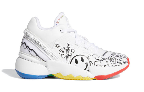 Кроссовки дон проблема №2 маленькие дети Adidas, белый — фото 2