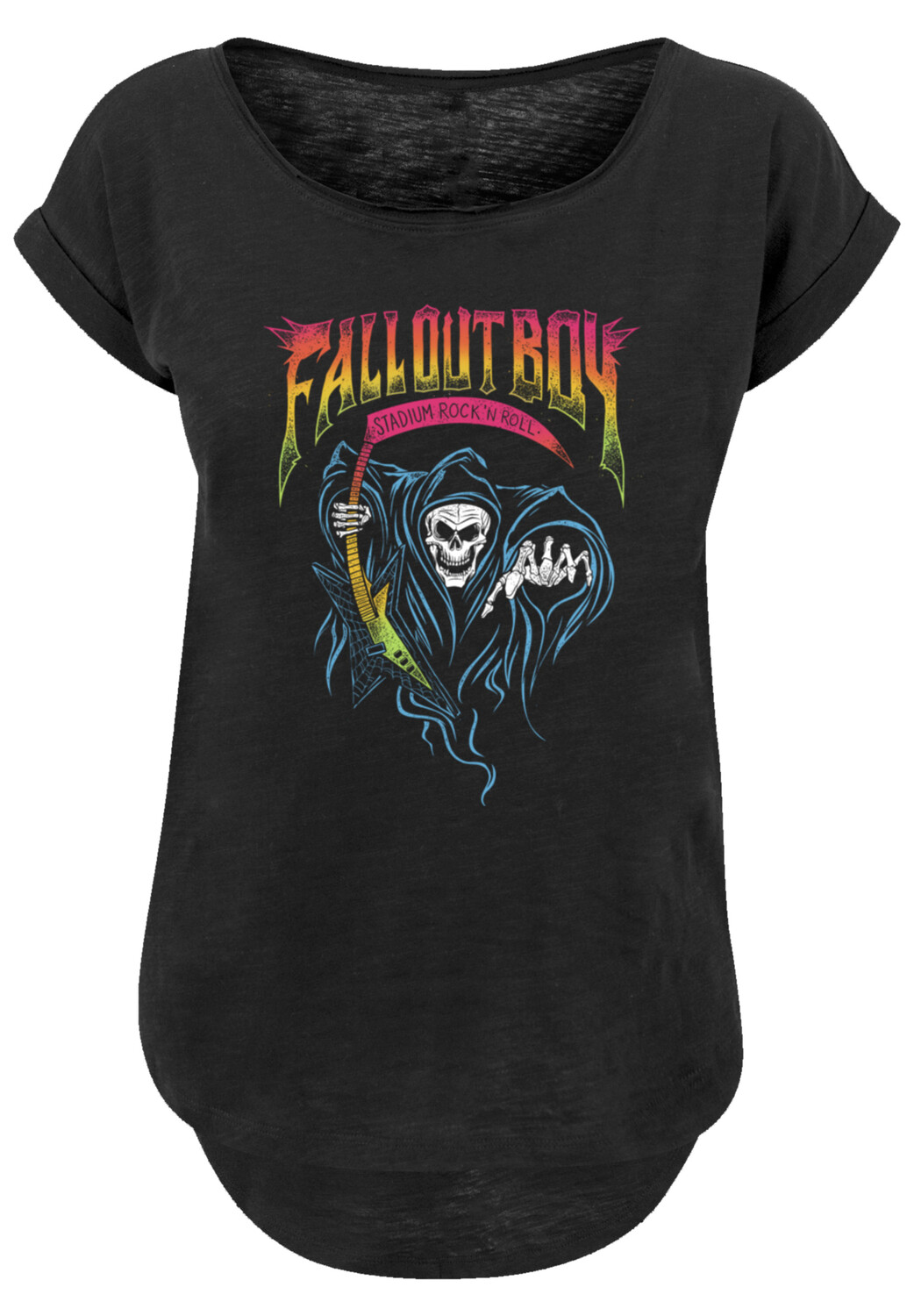 

Футболка F4NT4STIC Fall Out Boy Rock And Roll Reaper, черный
