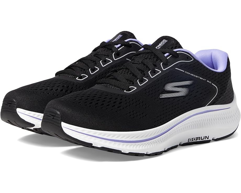 

Кроссовки SKECHERS Go Run Consistent 2.0 Mile, цвет Black/Lavender