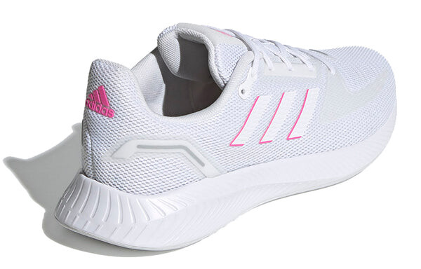 Кроссовки (WMNS) adidas Runfalcon 2.0 'White Screaming Pink', белый — фото 4