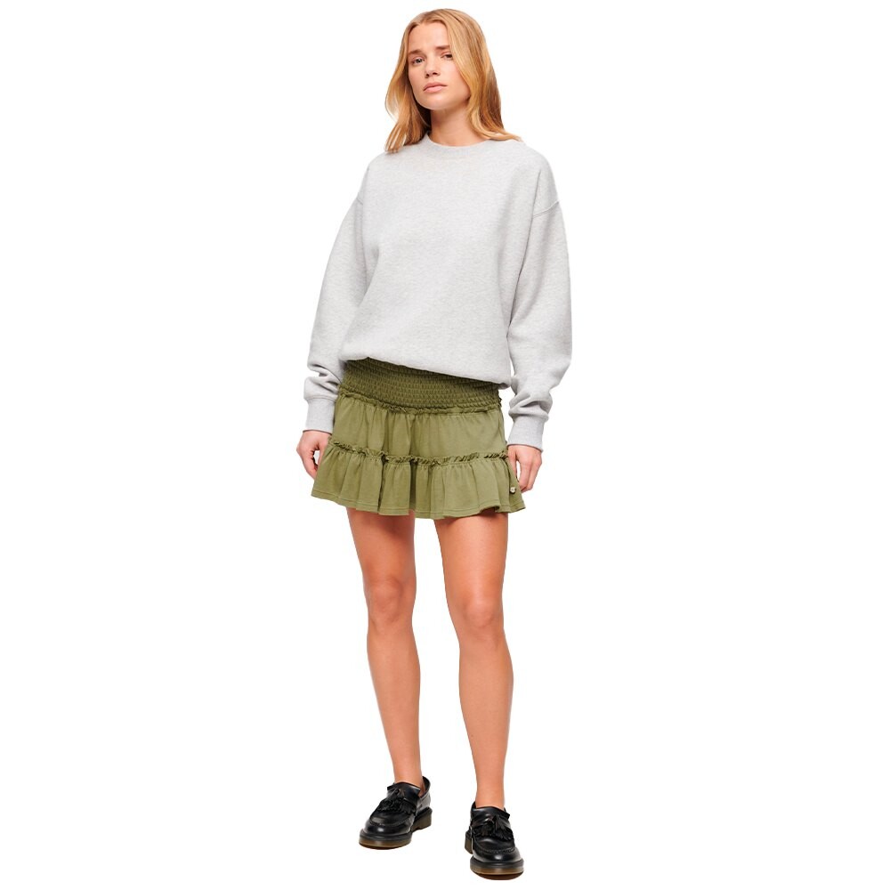 

Юбка Superdry Tiered Short, зеленый, Серый, Юбка Superdry Tiered Short, зеленый