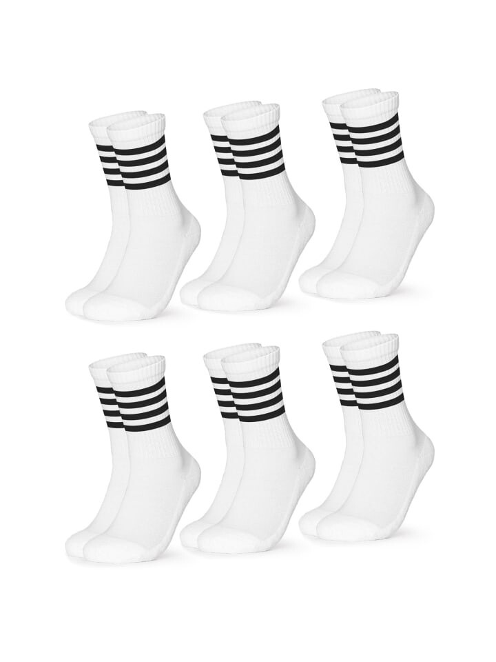 

Носки Occulto 6er Pack Retro Tennis Roger, цвет schwarz-mix