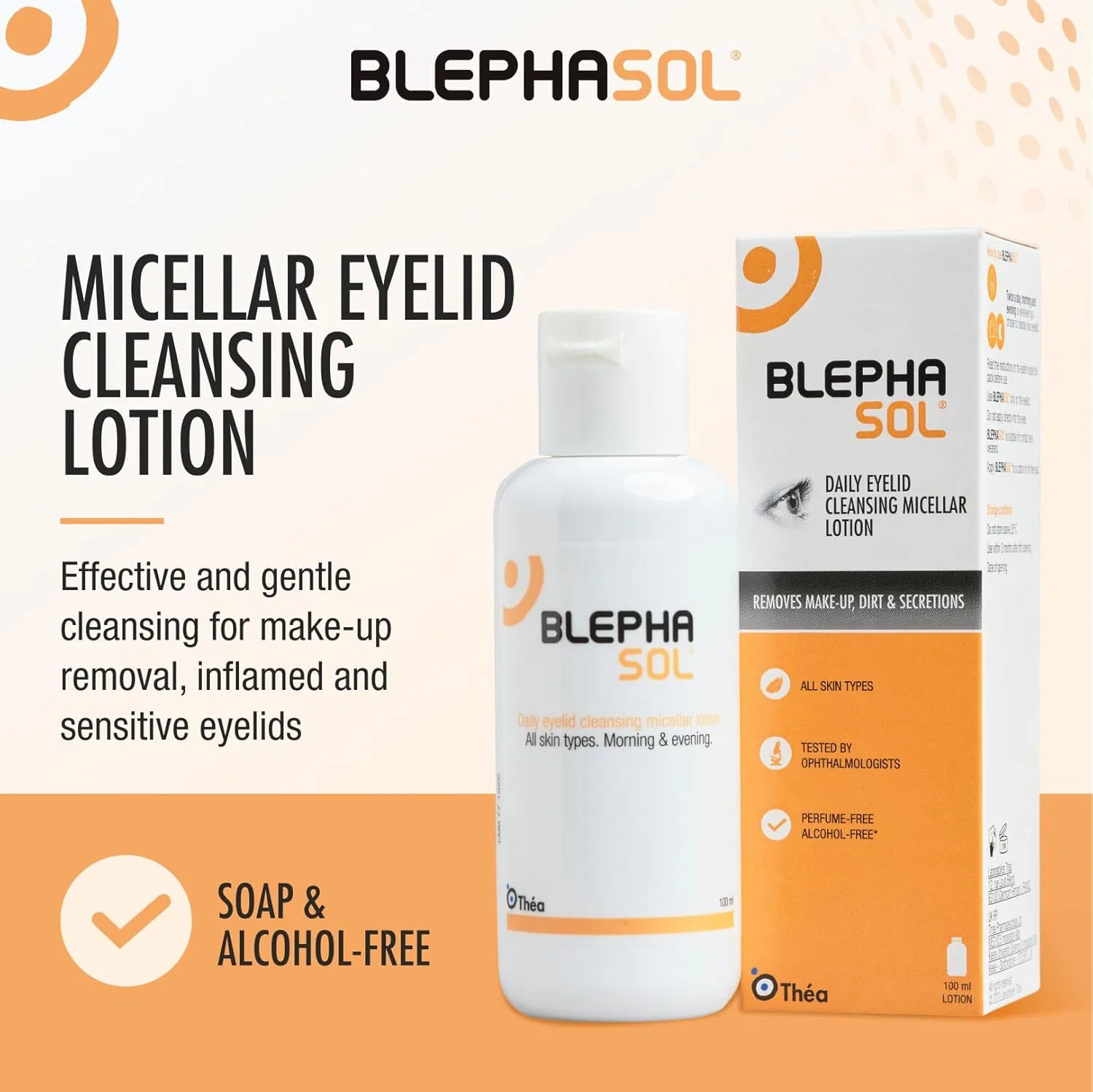 Лосьон для век Blephasol Sensitive Eyelids, 100 мл Blephasol — фото 3