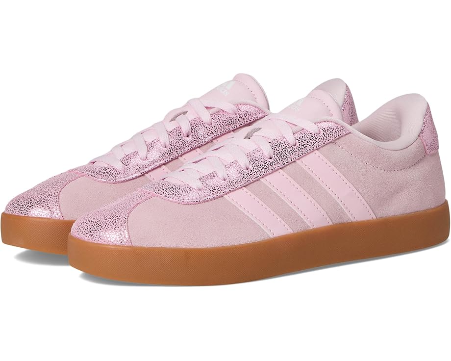 

Кроссовки adidas Kids VL Court 3.0 Shoes, цвет Clear Pink/Clear Pink/Gum