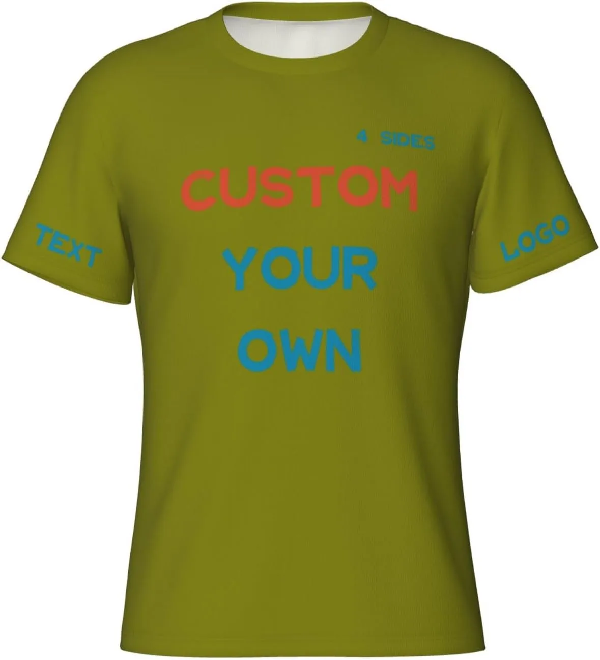 

Футболка Custom с принтом на 4 сторонах для тренировок