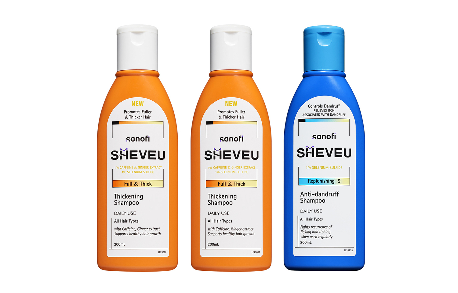 

Шампунь против перхоти для контроля жирности и восстановления, снятия зуда 200мл*2 SHEVEU