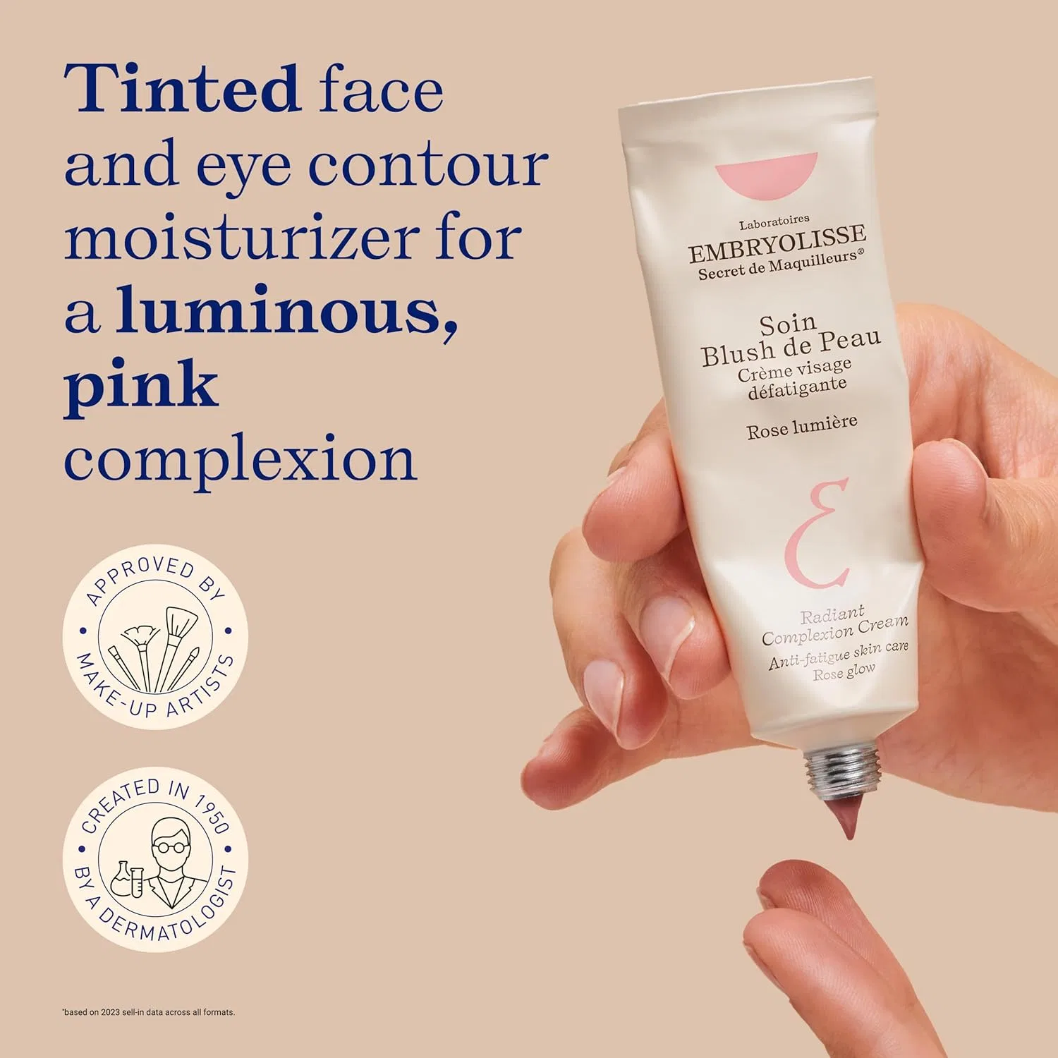 Крем для лица Embryolisse — «Secrets De Make Up Skin Care Pink» от, 30 мл — фото 2