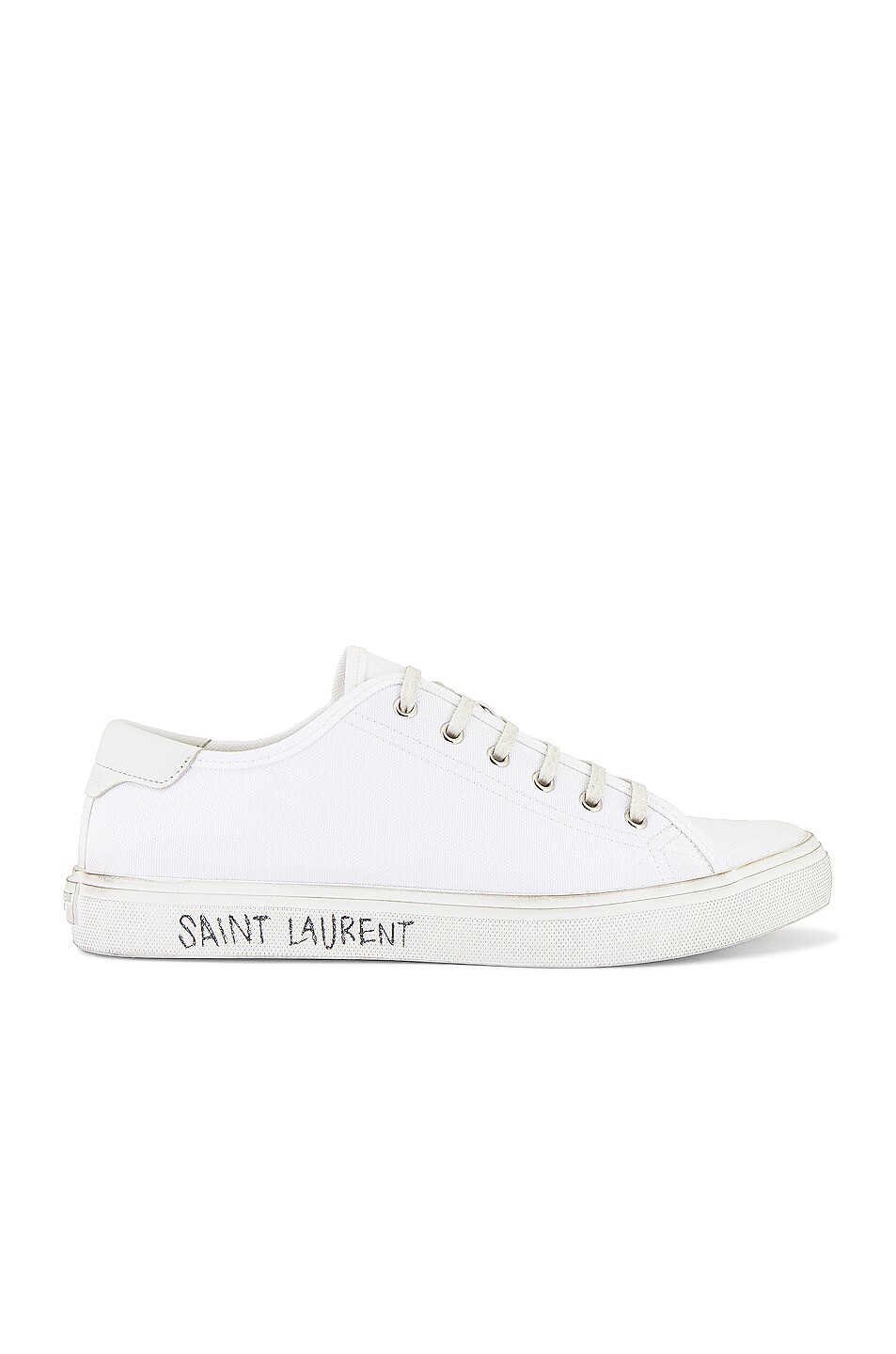 

Низкие кеды Malibu Saint Laurent, цвет Optic White