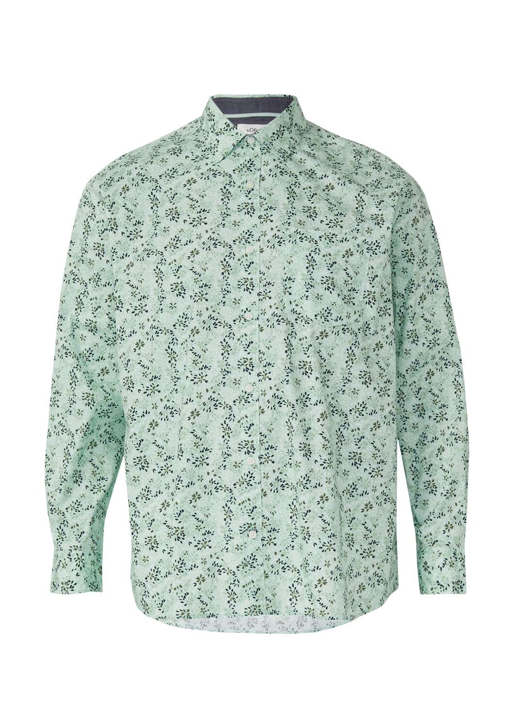 

s.Oliver Рубашка на пуговицах приталенного кроя в цветах Mint, Kiwi, Dark Green