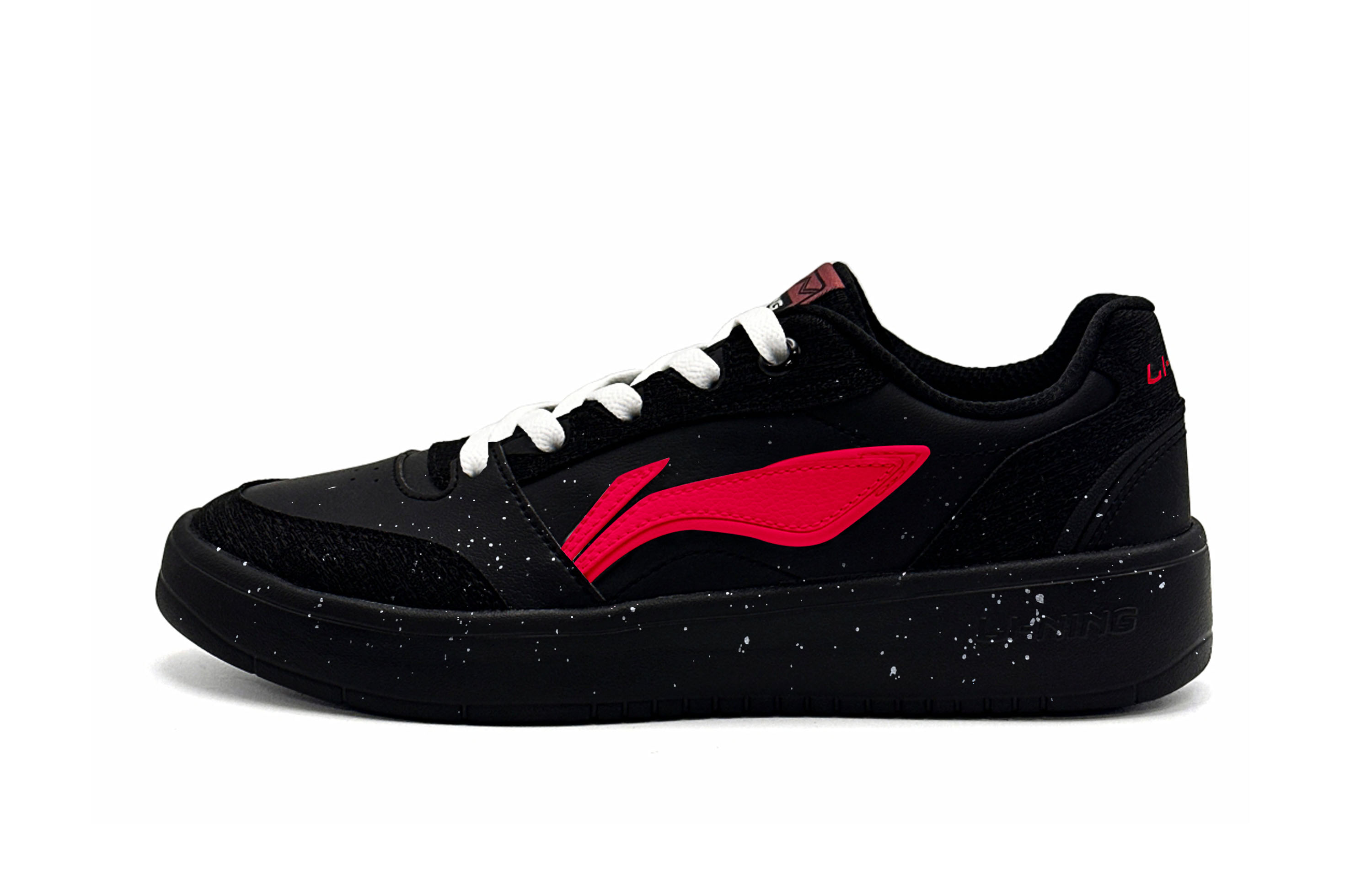 

LINING Кроссовки для скейтбординга Yuanbao V3 Balance Quick Dry Support Low Top, мужские, черно-красные