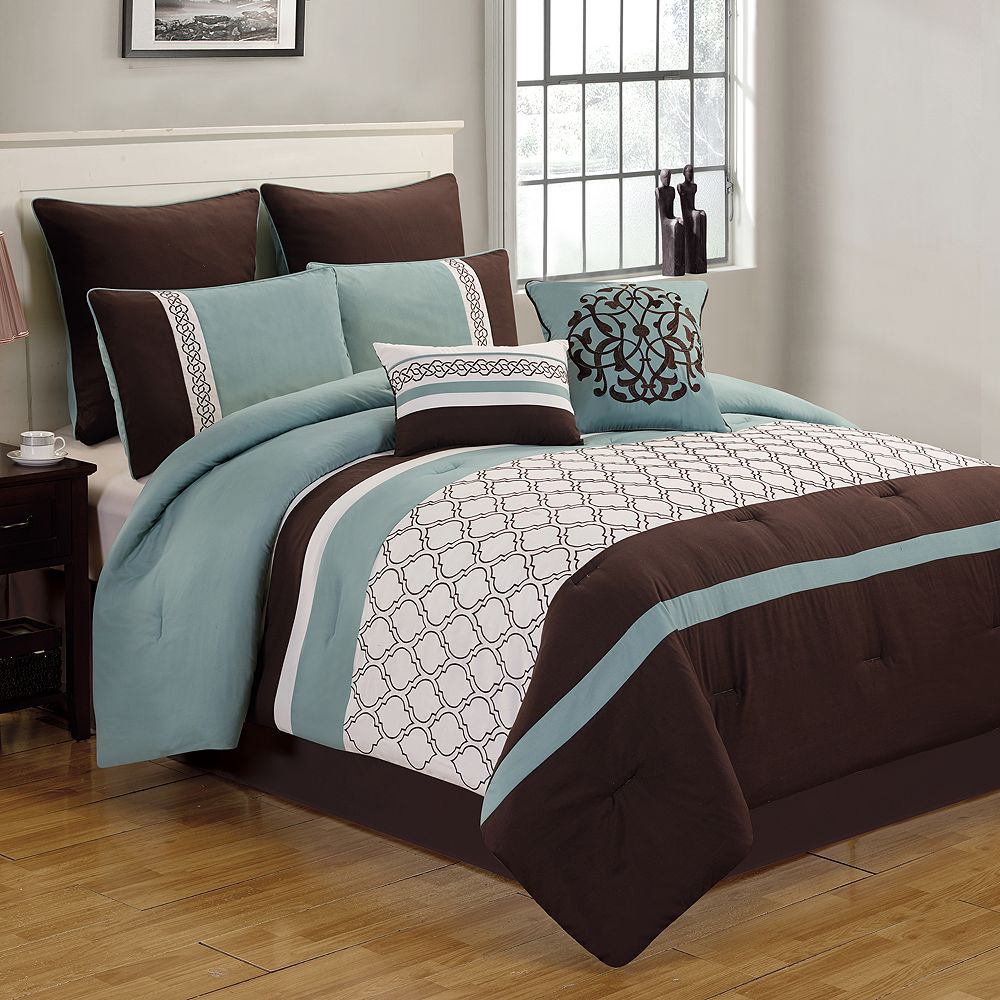 

Набор одеял Riverbrook Home Tolbert из 8 предметов, цвет Blue/Brown