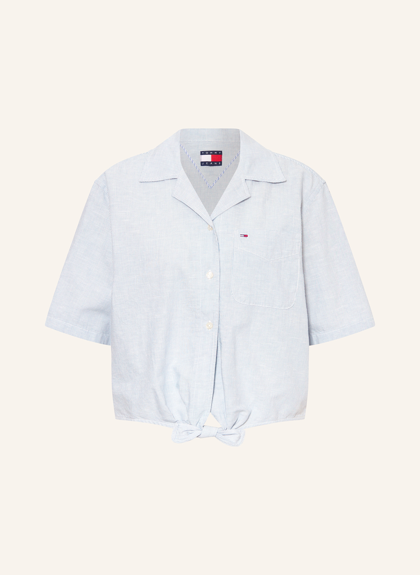 

Рубашка блузка Tommy Jeans, мультиколор