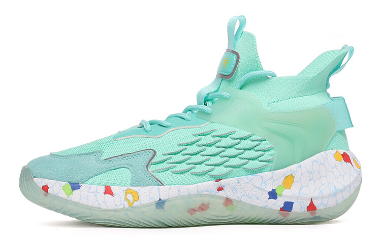 

Баскетбольные кроссовки Basketball Shoes Men High-Top Mint Green Voit