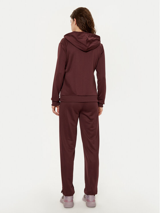 Облегающий спортивный костюм Essentials Linear JD2698 Adidas, красный — фото 2