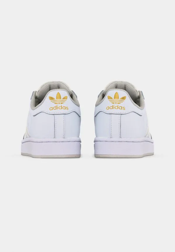 Кроссовки superstar ii унисекс Adidas Originals, Footwear White/Gold-Coloured Metallic/Grey One — фото 4