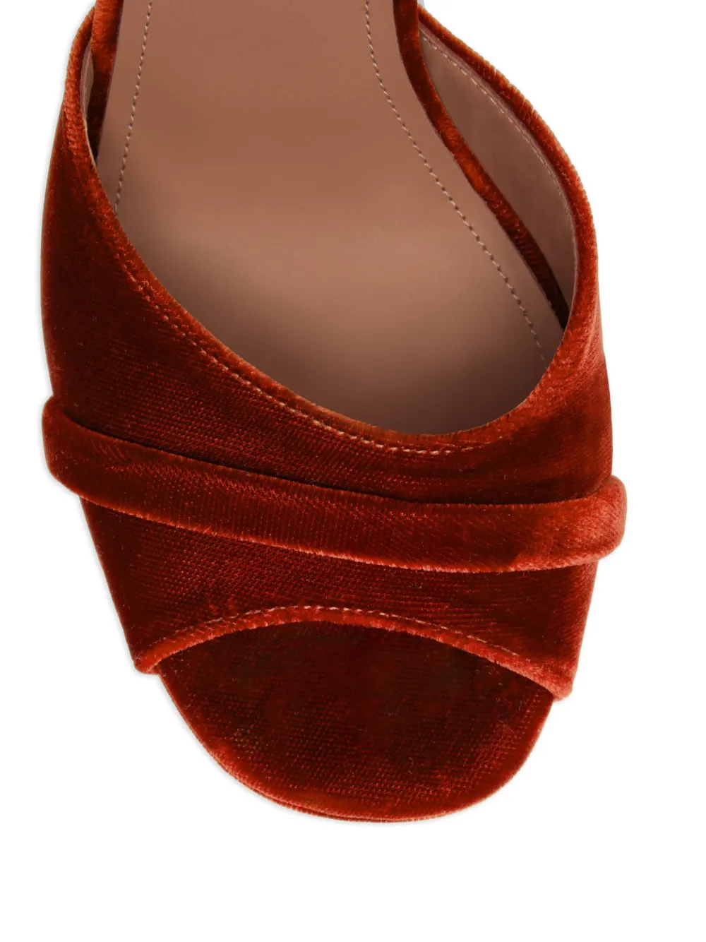 Босоножки Yuri Buckle 125 на платформе Malone Souliers, оранжевый — фото 3