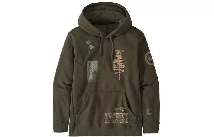 Толстовка Uprisal мужская Patagonia, Potted Green/Basin Green