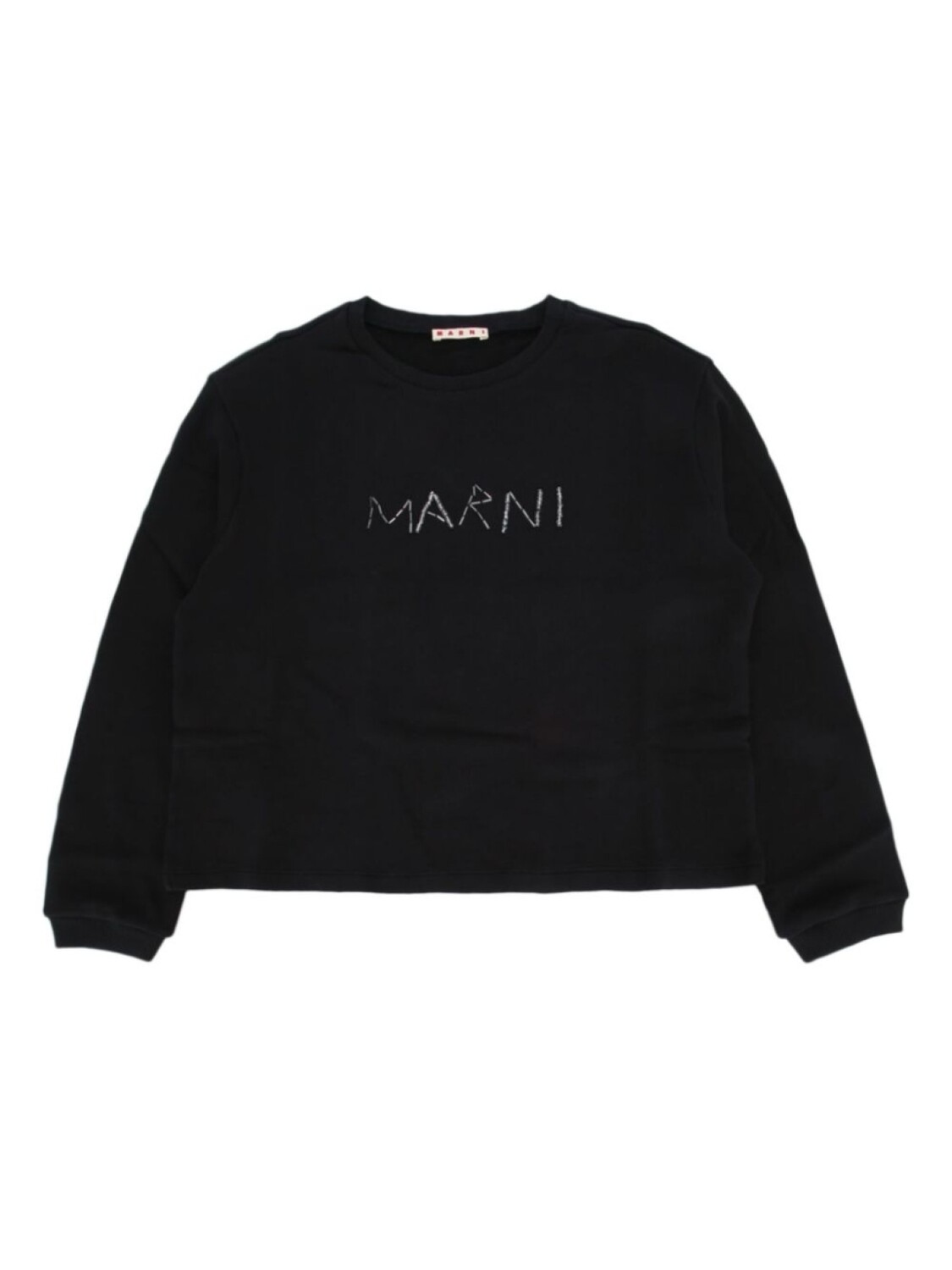 

Хлопковая толстовка Marni Kids, черный