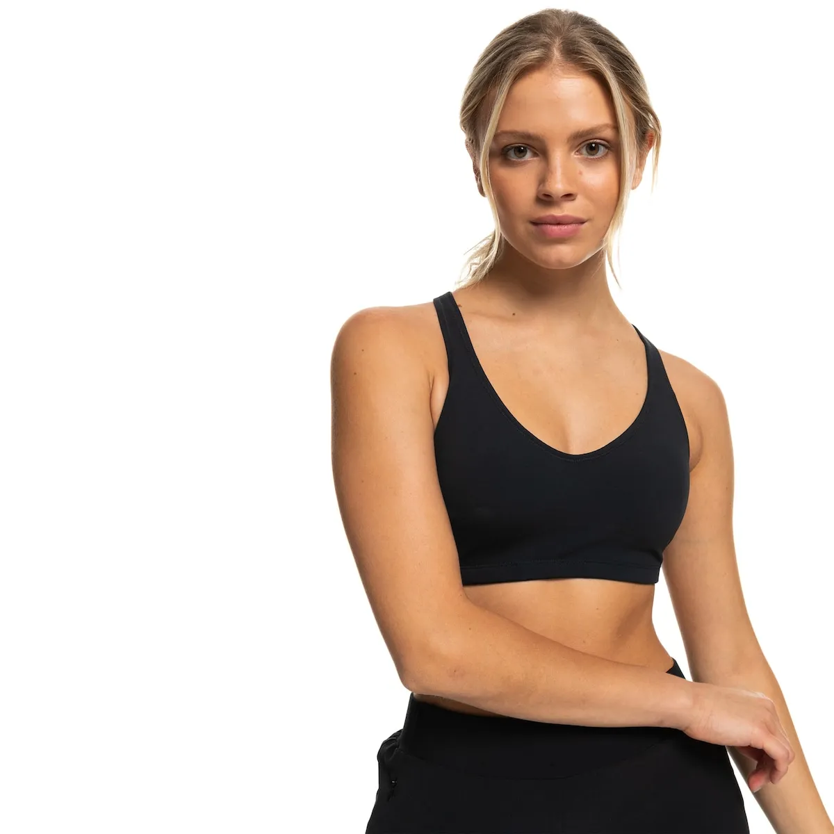 

Женский спортивный топ Heart Into It Roxy, черный