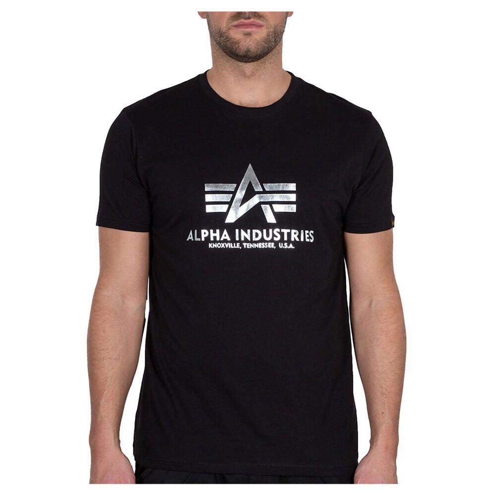 

Футболка Alpha Industries Basic Foil Print, черный