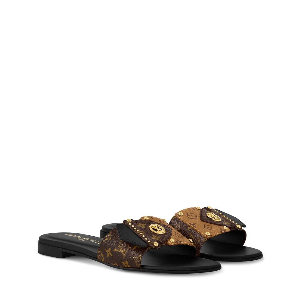 LV Frame Flat мюли Louis Vuitton, коричневый