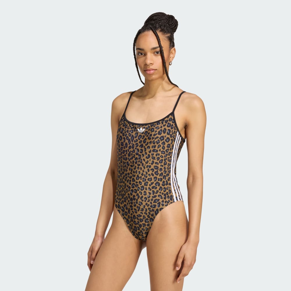 

Купальник Adidas Leopard Swimsuit, цвет Bronze Strata