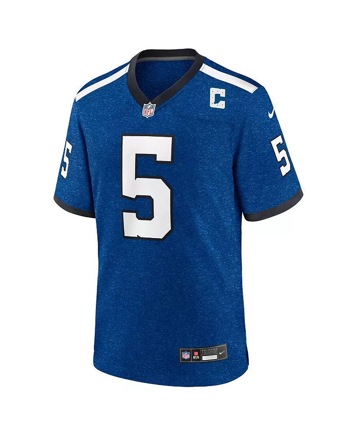 Мужская игровая джерси Indianapolis Colts альтернативной серии Indiana Nights Anthony Richardson Sr. Royal Nike — фото 2