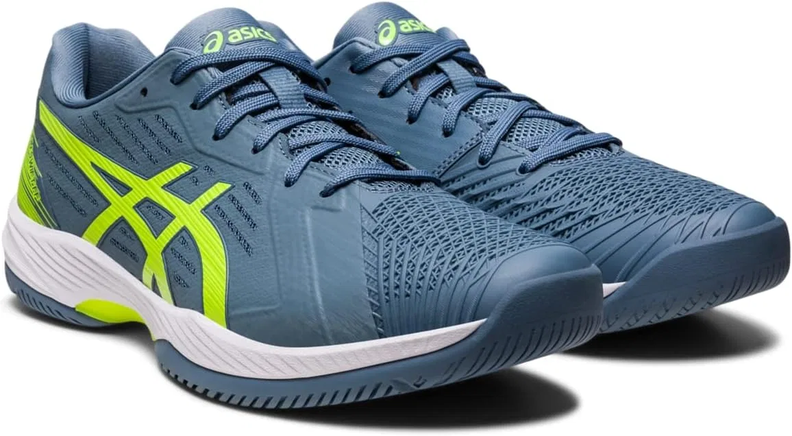 Мужские кроссовки ASICS Solution Swift FF, 2-Steel Blue Hazard Green — фото 2