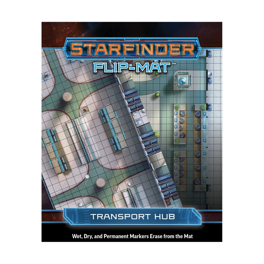 

Flip-Mat - Транспортный узел, Starfinder Campaign Setting - Flip-Mats & Map Folios