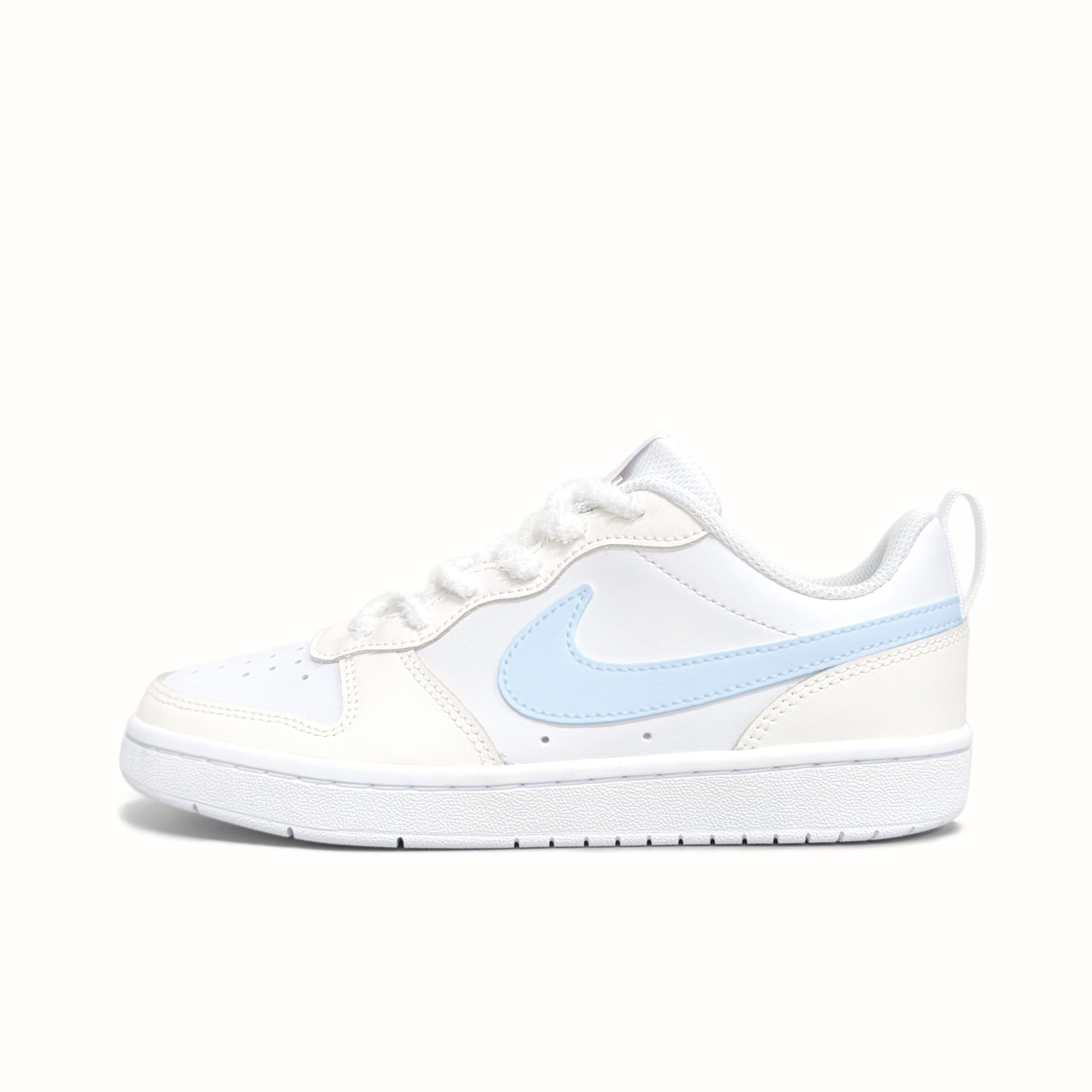 

Детские скейтерские кроссовки Court Borough для младших школьников Nike, синий/желтый