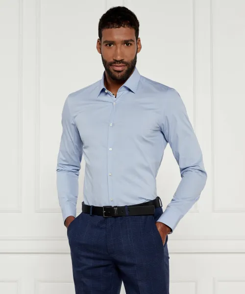 

Рубашка Koey Slim fit Hugo, синий