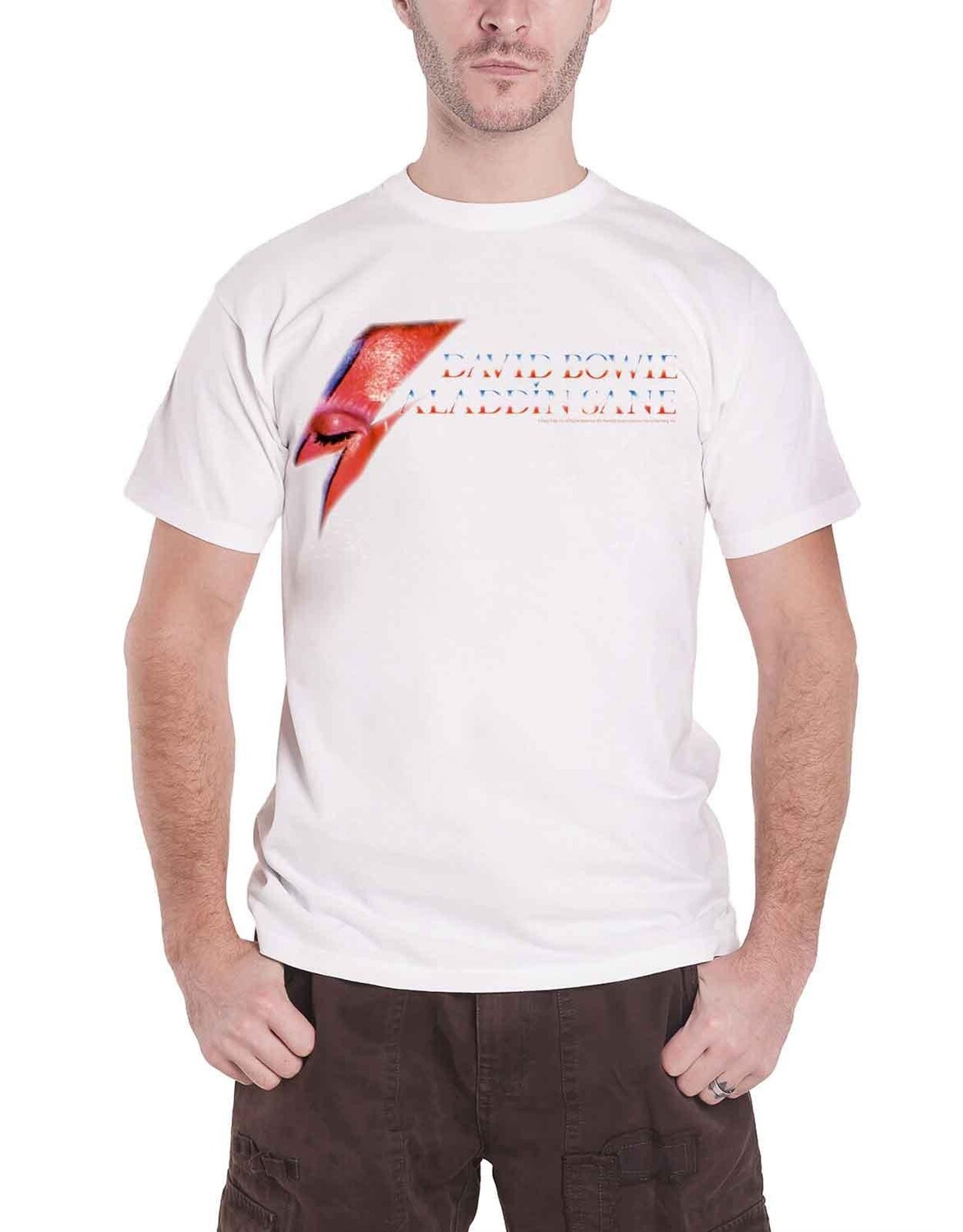 

Футболка Aladdin Sane Eye Flash David Bowie, белый