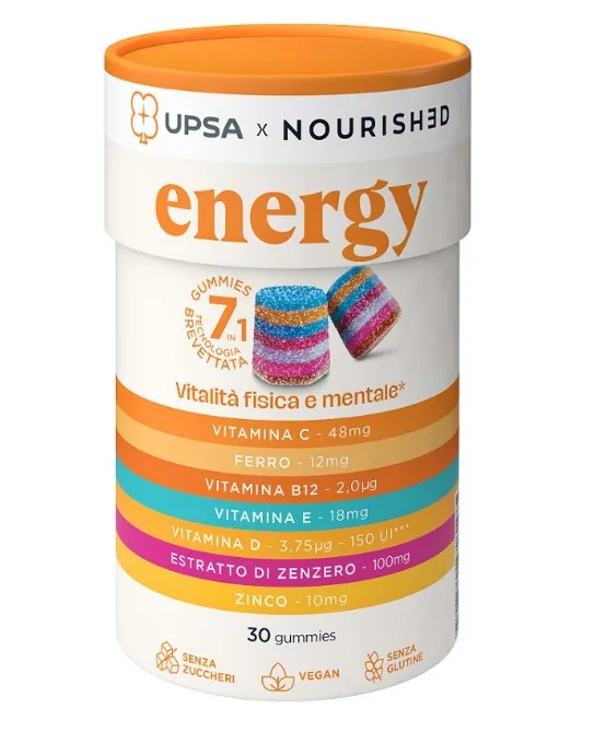 

Upsa X Nourished Energy 30 жевательных конфет Энергия и жизненная сила