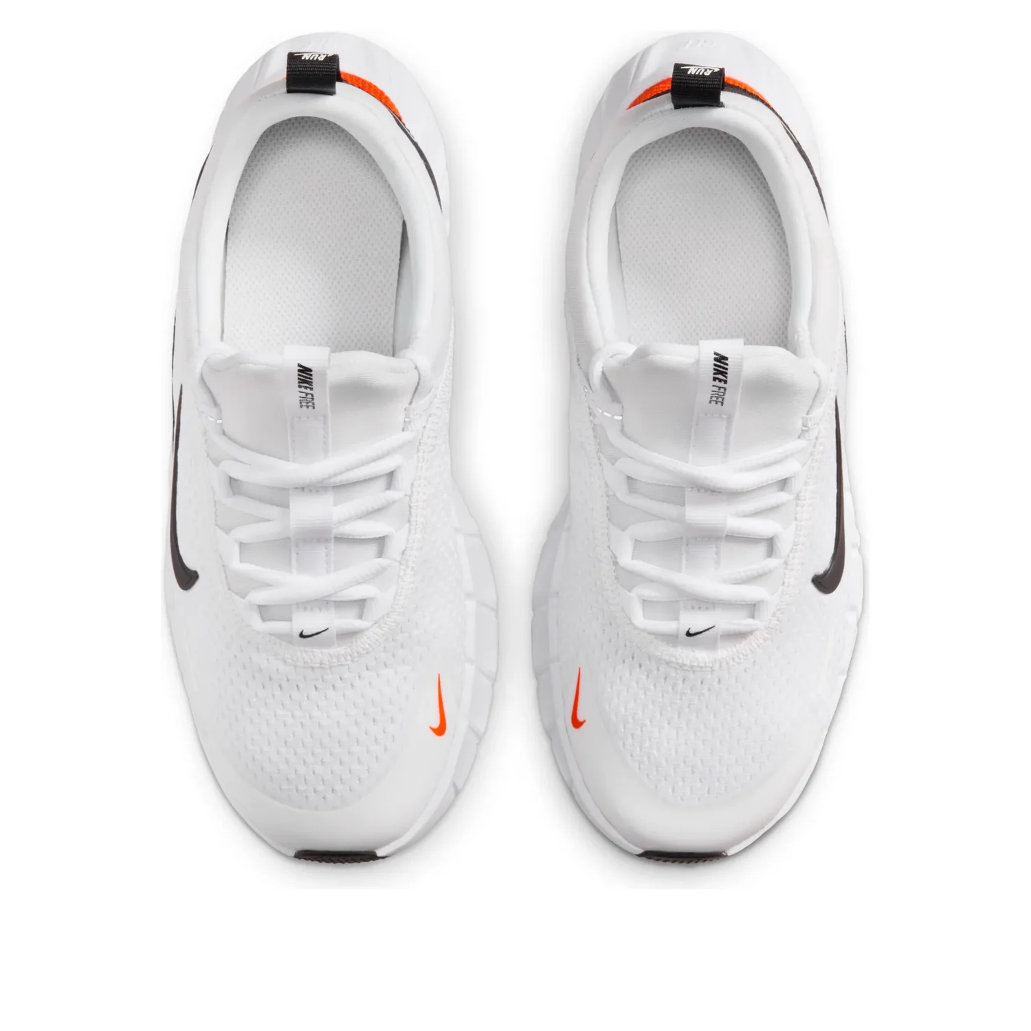 Кроссовки (GS) Nike Free Ride 'White Black Safety Orange' — фото 3