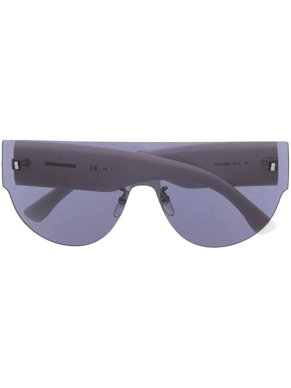

Солнцезащитные очки-пилоты Icon DSQUARED2 EYEWEAR, черный
