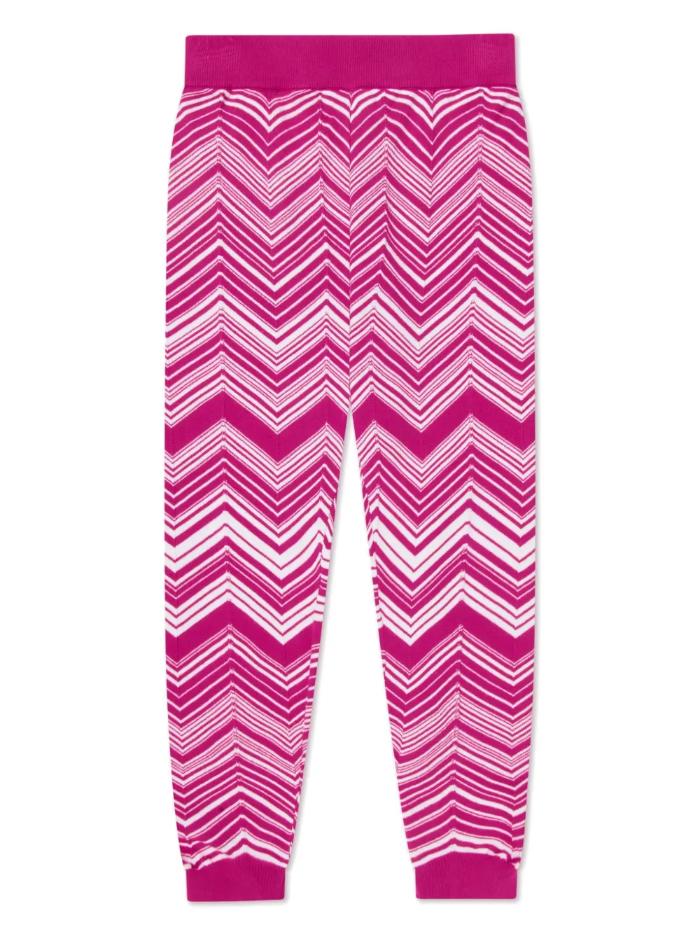 Леггинсы с узором зигзаг Missoni Kids, розовый — фото 2