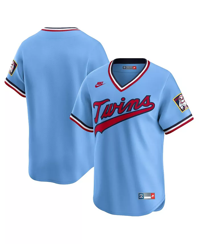

Мужская футболка Minnesota Twins Cooperstown Collection Limited в светло-голубом цвете Nike