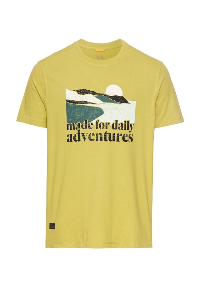

Хлопковая футболка Camel Active, цвет 33 moss