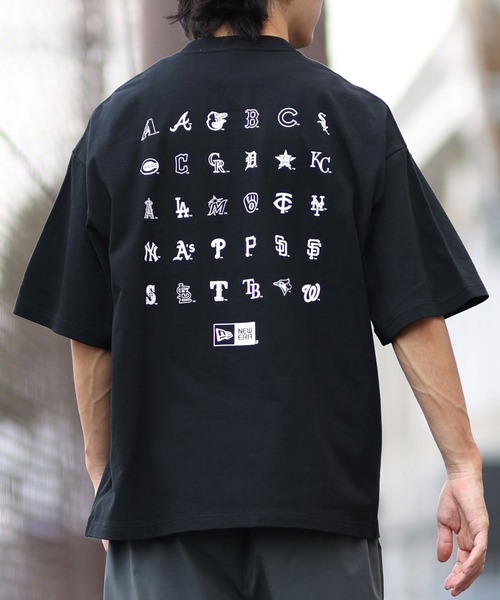 

Футболка с коротким рукавом, оверсайз, с принтом на спине NEW ERA, черный