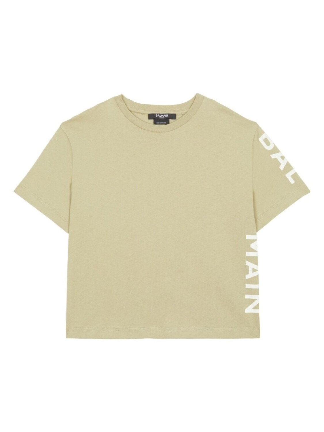 

Balmain Kids футболка с логотипом, нейтральный цвет