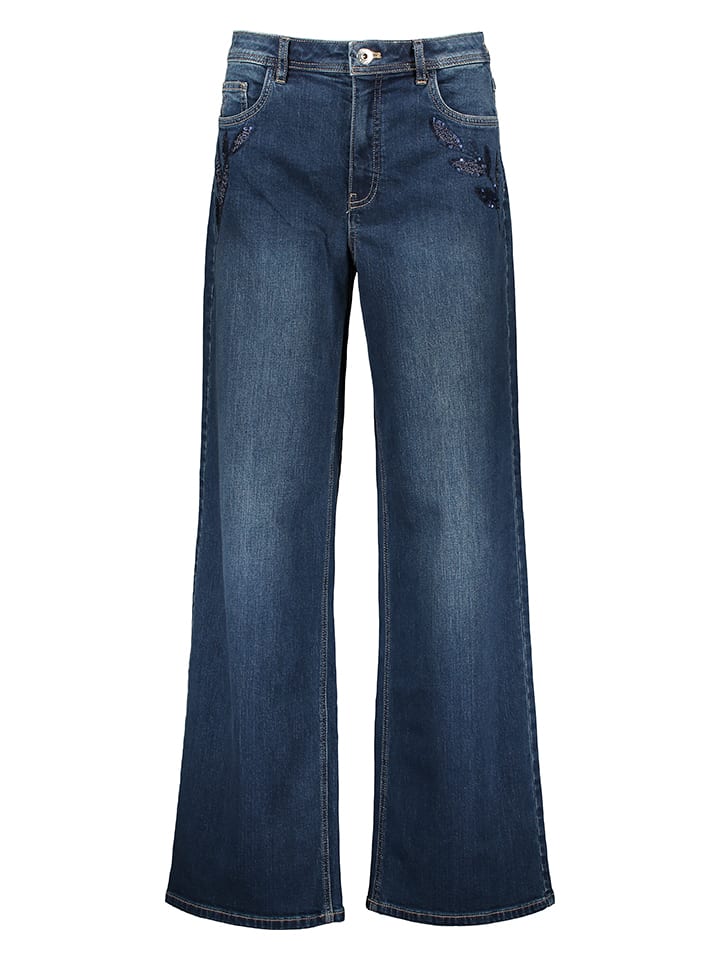 

TAIFUN Джинсы - Удобный крой - темно-синего цвета