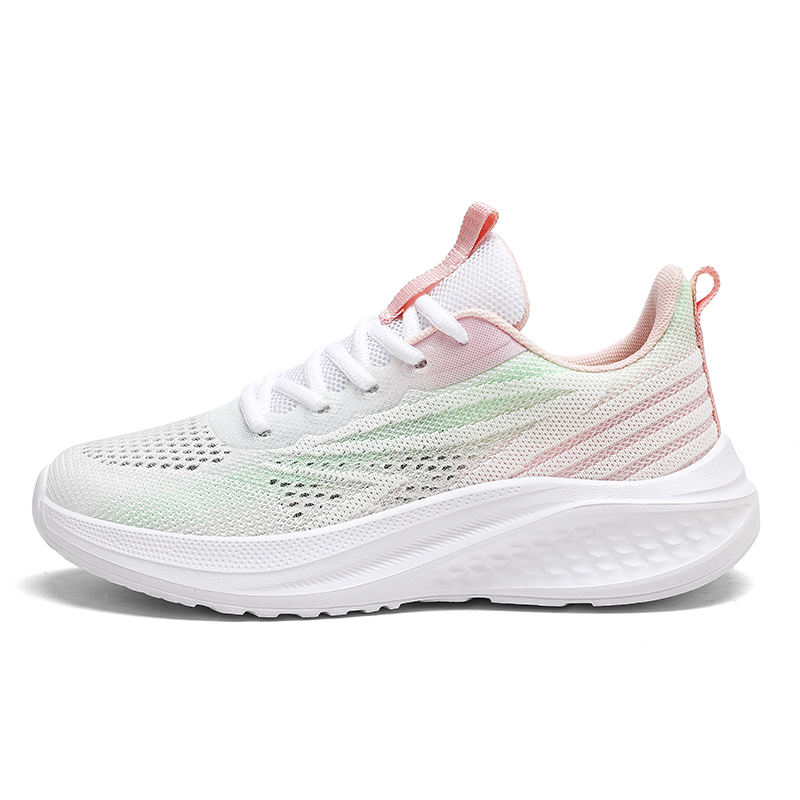 

SUPEREDGE Дышащие амортизирующие низкие кеды унисекс бело-розовые, цвет White Pink